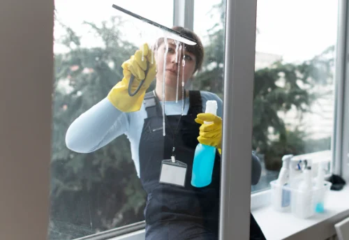 Nettoyage de vitres intérieures et extérieures à Valliquerville